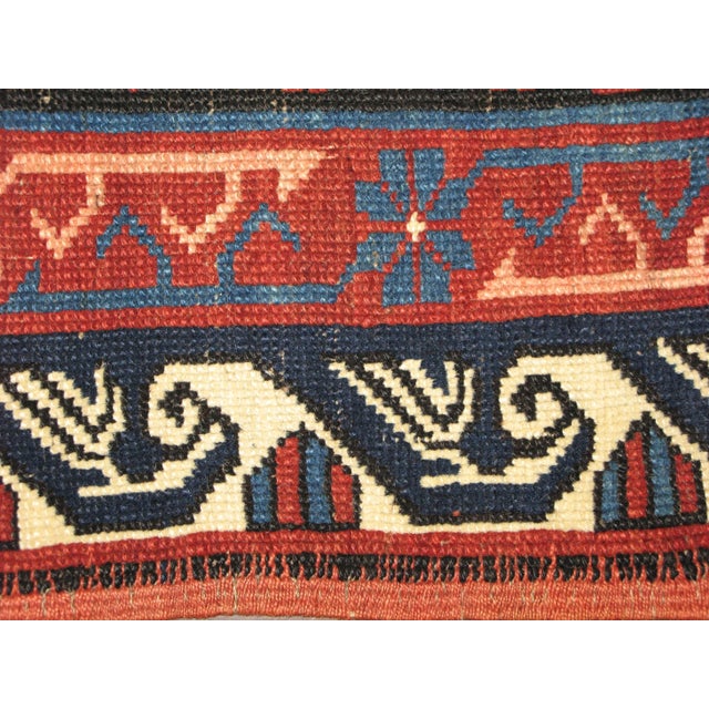 Antique Seychour Caucasian Rug, 3'8" X 5'7" For Sale - Image 9 of 10