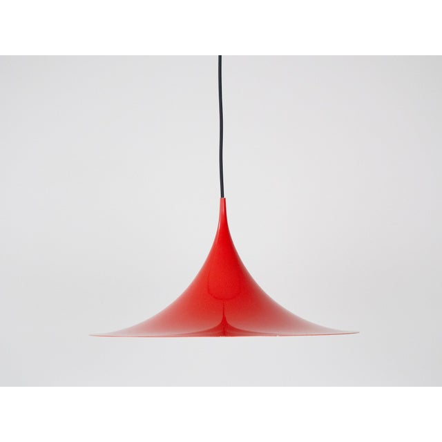Vintage Semi Pendant Lamp by Bonderup and Thorup for Fog and Morup, 1968 For Sale - Image 11 of 11