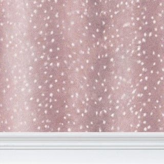 Wilde Spotted Antelope Hide Removable Wallpaper – Quartz Pink Single Roll For Sale