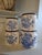 Four Vintage English Blue and White Storage Canisters For Sale - Image 15 of 17