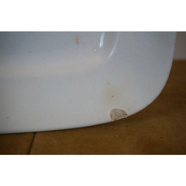 Antique J & G Meakin Hanley England Ironstone China Serving Platter For Sale - Image 10 of 10