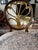 Brown Mid 20th Century Pair Hickory Chair Anthenion Accent Arm Chairs Gold Gilt Floral Upholstered For Sale - Image 8 of 12