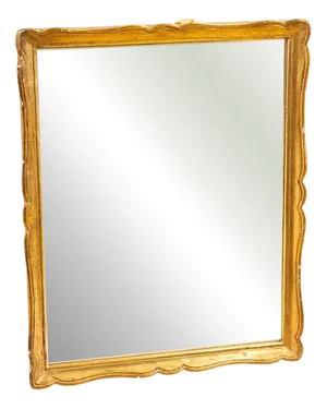 Vintage Wooden Mirror, 1950s