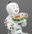 Herend Mid 20th Century Herend Painted Porcelain Figural Open Salts - Set of 4 For Sale - Image 4 of 10