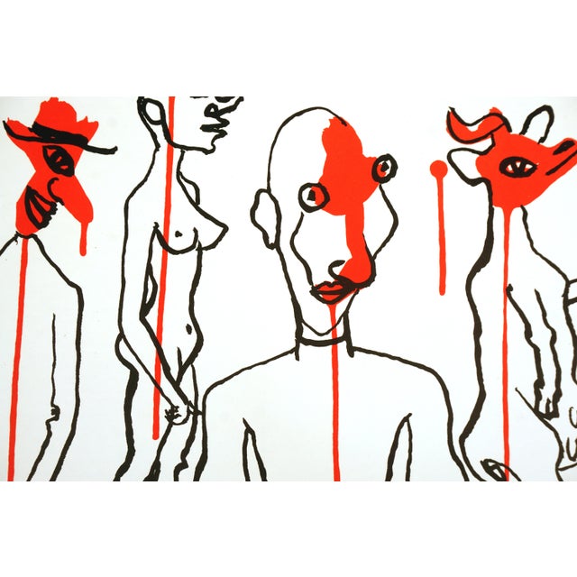Modern Alexander Calder Mid Century Derrière Le Miroir Lithograph by Alexander Calder For Sale - Image 3 of 3