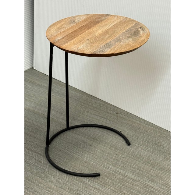 Design Plus Gallery presents a Side Table by Jens Risom for Design Within Reach. The table has a curved, stackable, and...