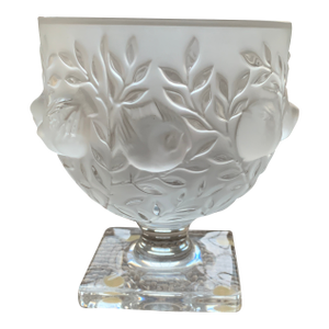 Lalique Dampierre Crystal Vase