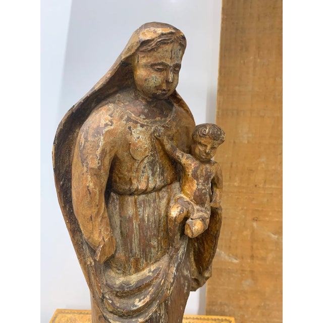 18th Century Portuguese Madonna & Child For Sale - Image 12 of 12