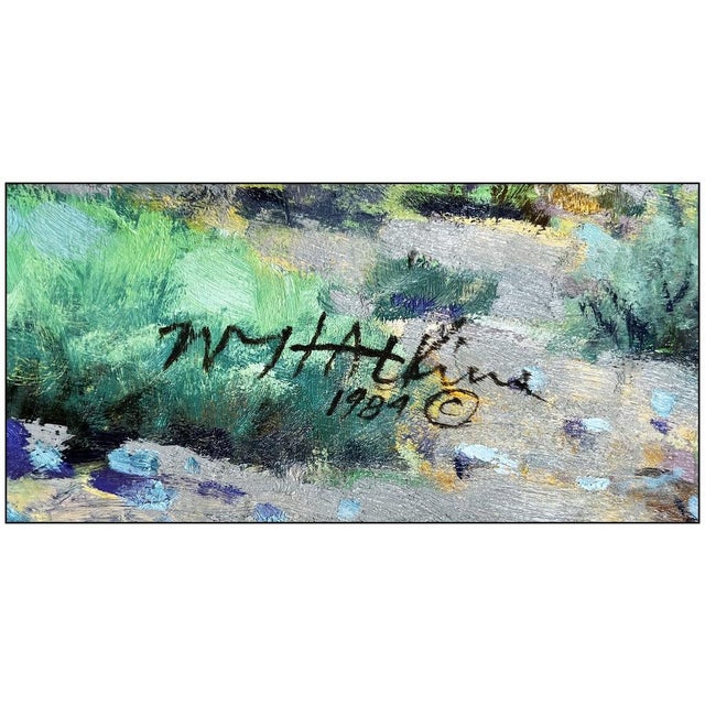 Contemporary 1980s Foggy Morning, William Atkins For Sale - Image 3 of 4
