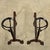 French 18th Century Forged Iron Andirons For Sale - Image 4 of 8