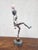Art Deco Dancer with Balls, 20th Century, Silver Bronze For Sale - Image 4 of 15