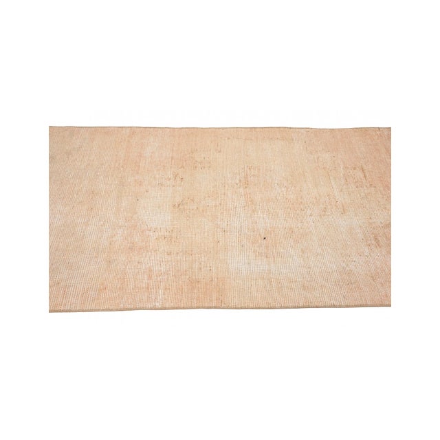 Washed Out Vintage Turkish Rug - 2`9″ X 5`4″ For Sale - Image 4 of 6