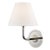 Hudson Valley Lighting Mark D. Sikes Signature No.1 1-Light Wall Sconce, Polished Nickel For Sale