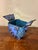 1980s American Sculptural Memphis Style Studio Ceramic Raised Vessel For Sale - Image 4 of 7