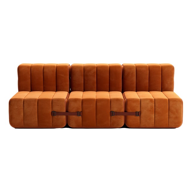 Flexible Three-Seater Sofa by Ambivalenz, Set of 6 For Sale
