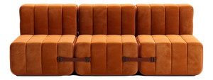 Flexible Three-Seater Sofa by Ambivalenz, Set of 6