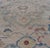 Measures: 8'5 x 11'9 Modern Oushak Turkish Rug with All Over Design in Light Blue, Ivory, & Red. Keivan Woven Arts / rug...