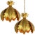 Brutalist Acid Treated Brass Pendant Lamps by Svend Aage for Holm Sorensen, Set of 2 For Sale - Image 8 of 9