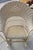 1940s 1940s Bar Harbor Wicker Child's Chair W/Leather Seat For Sale - Image 5 of 8