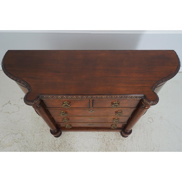 Century Large Mahogany Gentleman’s Dresser Chest For Sale In Philadelphia - Image 6 of 18