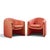 Vladimir Kagan for Preview Mid Century Lounge Chairs - Pair Each chair measures: 29 wide x 30 deep x 28.5 high, with a...