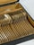 Vintage French Japonais Silver-Plated Flatware Service from Christofle, France, 1930s, Set of 37 For Sale - Image 6 of 14