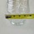 Hand Blown Seeded Glass Hurricane Vase Swirl Ribbon Detail Clear 9" For Sale - Image 11 of 11