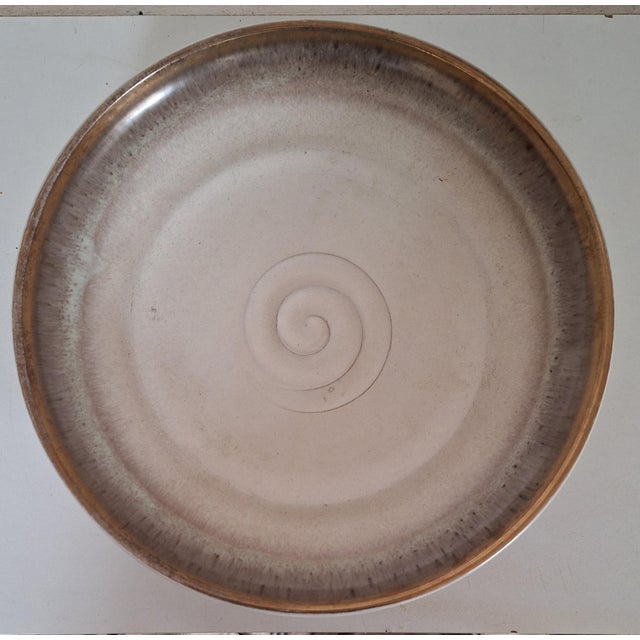 1970s Vintage Ceramic Bowl with Brown Rim from Carstens Tönnieshof, 1970s For Sale - Image 5 of 5