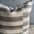 Turkish Vintage Turkish Rug Hemp Pillow With Down Insert 22" X 22" For Sale - Image 3 of 5