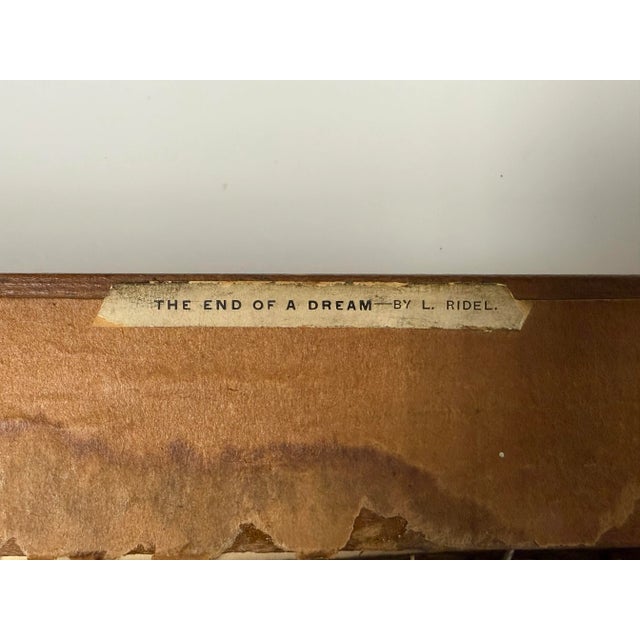 Antique Louis Marie Joseph Ridel "Paris - Nôtre Dame Les Quais", Framed For Sale - Image 11 of 12