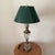 Vintage Hollywood Regency Style Lamp Crystal Tiered Ribbed Glass With Bronze Fittings Circa 1940 For Sale - Image 12 of 12