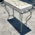 Vintage Boho Wrought Iron and Coquina Stone Console Table For Sale - Image 4 of 8