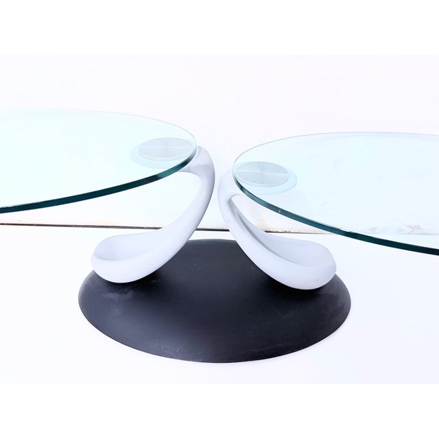 1990s Vintage Naos Papillon Coffee Table by Gamba & Guerra, Italy, 1980s For Sale - Image 5 of 11