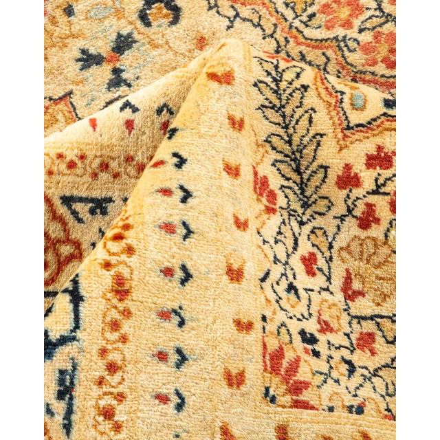 Textile Mogul, One-of-a-Kind Hand-Knotted Area Rug - Ivory, 8' 10" x 11' 10" For Sale - Image 7 of 8