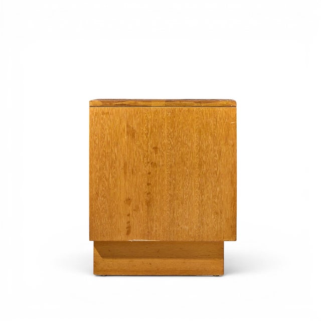 Brown Saltman Van Keppel-Green for Brown Saltman Mid Century Bleached Mahogany Nightstand For Sale - Image 4 of 10