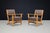 Sculptural European Beech Lounge Armchairs, 1960s, Set of 2 For Sale - Image 3 of 10
