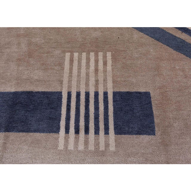 Art Deco Contemporary Art Deco Style Rug by Doris Leslie Blau For Sale - Image 3 of 8