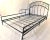 Sweet black metal "Spoiled " dog bed frame. Solid and Sturdy. A MUST have!! Comes apart for easy and reasonable shipping....