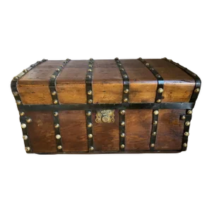 Late 19th Century American Captain's Trunk