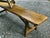 Wood Brutalist Benches in Blond Elm from Aranjou, France, 1960s, Set of 2 For Sale - Image 7 of 18