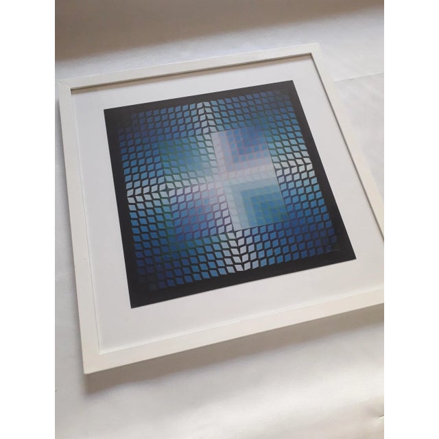 Victor Vasarely, Op Art Poster, 1972, Pigment Print For Sale - Image 4 of 8