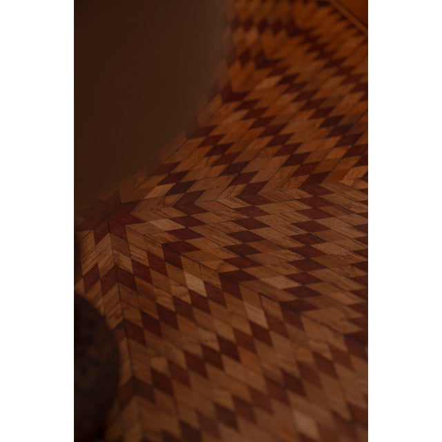 Mid-Century Marquetry Side Table, 1960s For Sale - Image 4 of 12