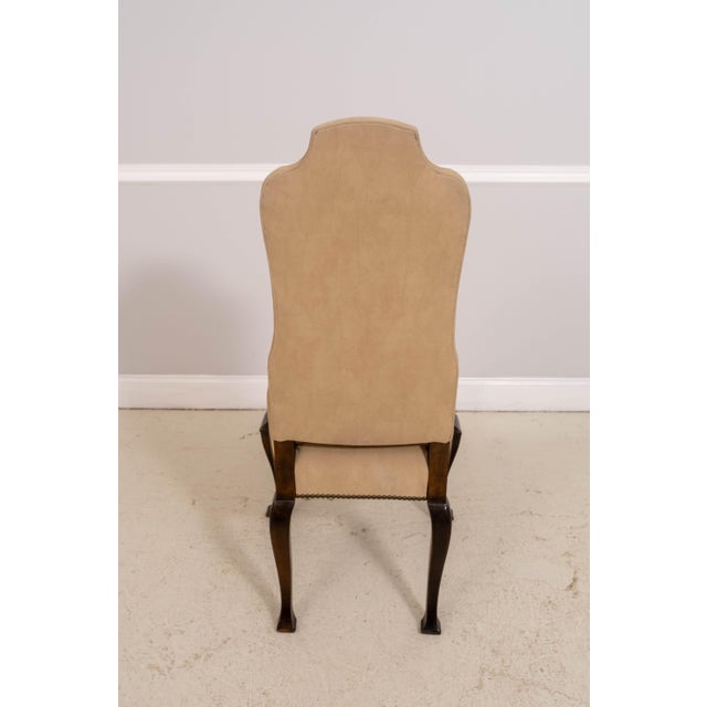1970s Set of 8 Century Chippendale Style Tall Back Dining Chairs For Sale - Image 5 of 18