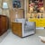 Milo Baughman Restored 1970s Milo Baughman Style Gray Cube Chair With Wood Sides For Sale - Image 4 of 11