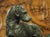 19th Century French Bronze Sculpture, a Pointer and Spaniel Hunting a Pheasant For Sale - Image 17 of 18