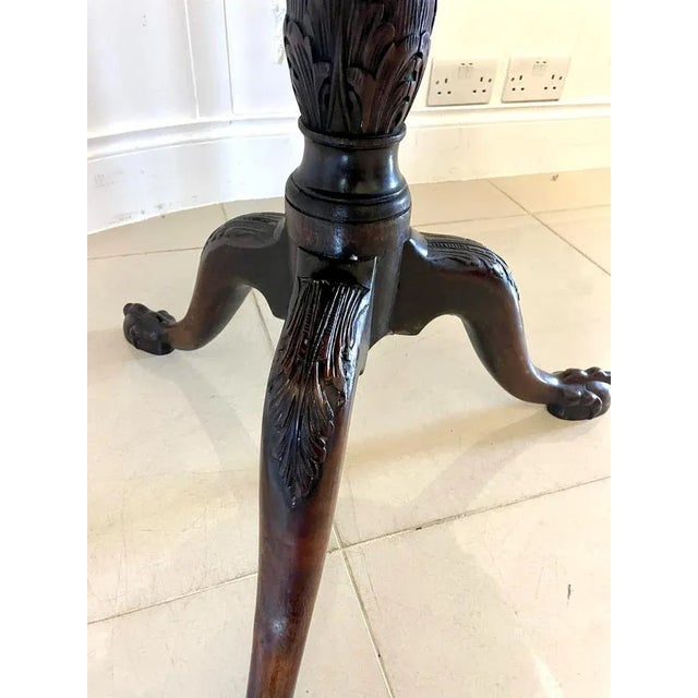 Antique George III Mahogany Centre Table, 1800 For Sale - Image 9 of 12