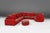 Modular Sofa in Red and Patterned Upholstery from Roche Bobois, France, 1980s For Sale - Image 11 of 18