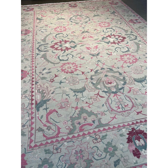 Decorative Antique Design Rug For Sale In Los Angeles - Image 6 of 7