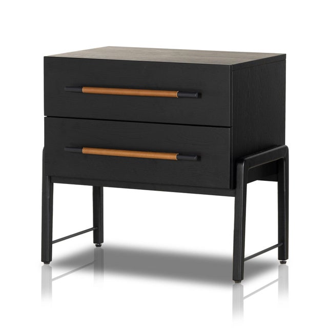2020s Four Hands Rosedale Nightstand - Ebony Oak Veneer For Sale - Image 5 of 12
