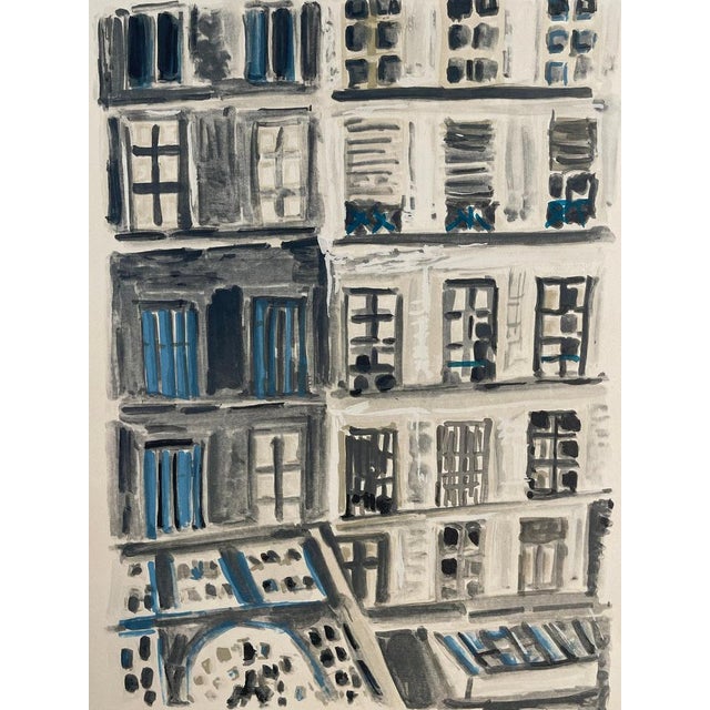 Original lithograph printed in 100 numbered and signed copies Measurements: 50x69 cm This piece is designed in the style...